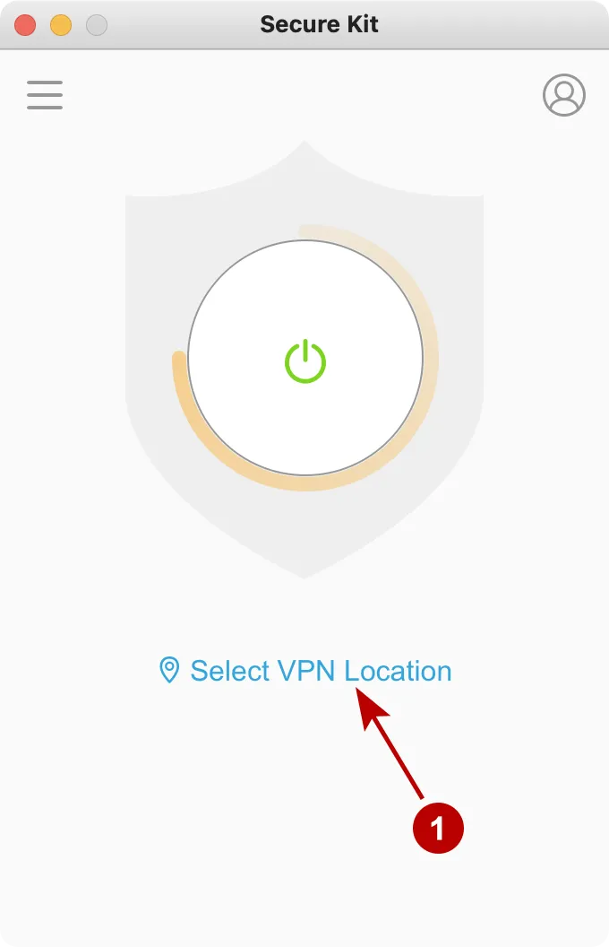 Main window of Secure Kit on Ubuntu
